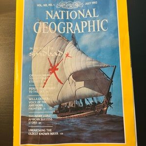 Vintage National Geographic July 1982 Carrara Marble Peru's Pilgrimage
